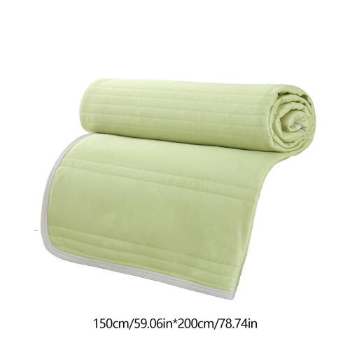 Silk Cooling Blanket Green for Hot Sleepers 2
