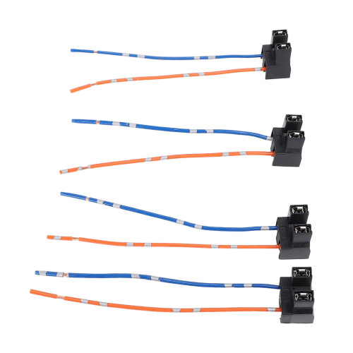4pcs H7 Headlight Socket Wiring Harness DC12-24V for Halogen Bulb