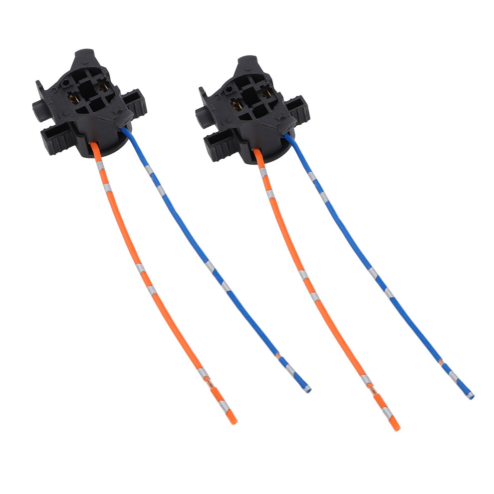 2Pcs Headlight H7 Socket Plugs Dc12-24V Replacement For Sorento & More 8211390828637