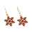 Christmas Earrings for Women Red Dangle 1 Pair 4