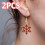 Christmas Earrings for Women Red Dangle 1 Pair 6