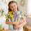 Artificial Easter Egg Picks Rabbit Flowers 1/5PCS 5