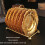 Peacock Pattern Metal Coasters Set with Holder 7 Pieces 8