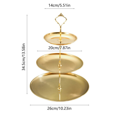 Syligr 3-tier cupcake stand for parties and events 2