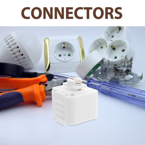 Lighting Rail Connector 1Set Led Track Light Plug Adapter For Home Lighting 1