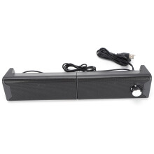 Wired 2.0 Computer-Lautsprecher mit Subwoofer, ABS, Blaues LED
