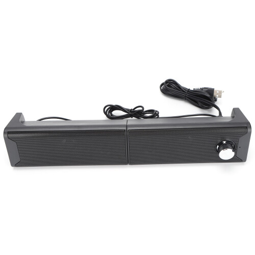 Wired 2.0 Computer-Lautsprecher mit Subwoofer, ABS, Blaues LED