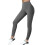 Women's Tummy Control Leggings Gray M 2