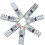 LED Speedometer Light 12V White Blue Red Green 4