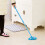 Willstar Telescopic Mini Microfiber Mop, 180 Rotatable, Adjustable Triangle Dust Mop, Extendable Handle for Home, Kitchen, Bathroom, Floor, Wall, 2