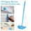 Willstar Telescopic Mini Microfiber Mop, 180 Rotatable, Adjustable Triangle Dust Mop, Extendable Handle for Home, Kitchen, Bathroom, Floor, Wall, 5