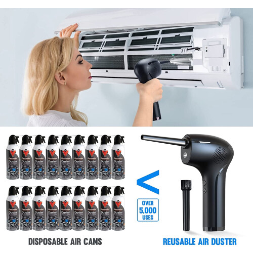 Ηλεκτρικός καθαριστής αέρα Aggxpf (45000RPM), Συμβατός με πληκτρολόγιο υπολογιστή, 1