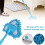 Willstar Telescopic Mini Microfiber Mop, 180 Rotatable, Adjustable Triangle Dust Mop, Extendable Handle for Home, Kitchen, Bathroom, Floor, Wall, 8