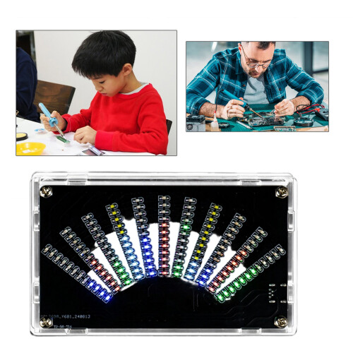 Fun LED Rhythm Light Display With Microcontroller And Amplifier 1