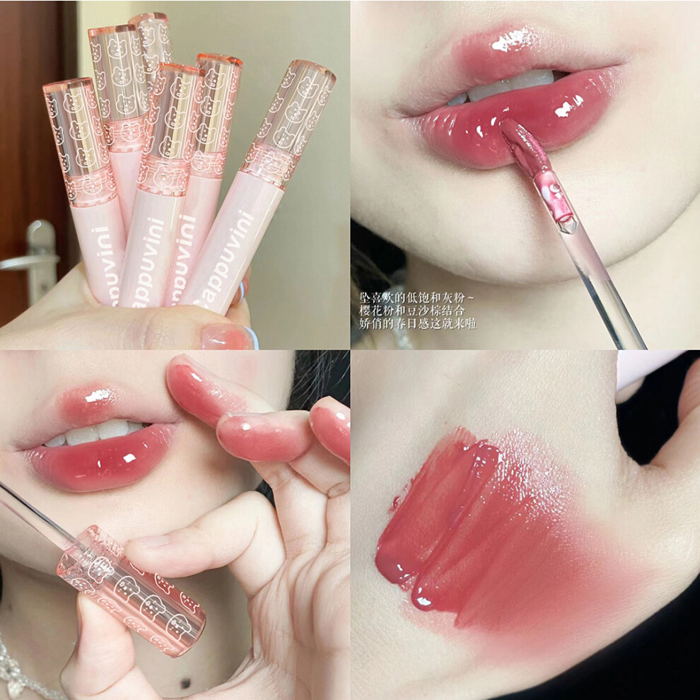 Roc-Electron (#01) Watery Glass Lip Gloss - Milk Tea Color