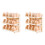 Egg Rack Folding Egg Box Refrigerator Side Door Storage Rack Kitchen Egg Tray Multi-Layer Anti-Fall Egg Storage Rack 1