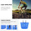 Frog Bicycle Basket Blue Large Rear for Kids 5