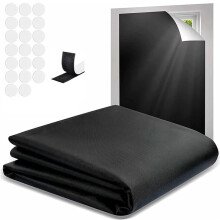 Cortinas Opacas Portátiles Sin Perforaciones, para Viajes, Bloqueador Solar, para Ventanas, 145 X 300 cm