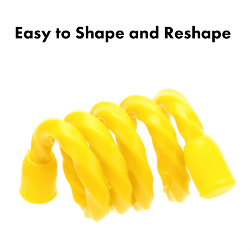 Conjunto de 10 abraçadeiras de silicone de 45 cm (18 polegadas) - abraçadeiras de torção reutilizáveis e flexíveis para agrupar e prender 2