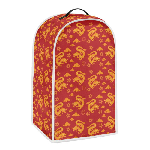 Chinese Dragon Pattern Kitchen Blender Dust Covers with Multifunctional Univesal Polyester 1