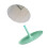 FRCOLOR LED Desk Makeup Mirror Rechargeable USB Three-Color 8