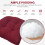 Conjunto de 2 almofadas para cadeiras de exterior, em poliéster com capitonê, 48 x 48 cm (19 x 19 polegadas). 5