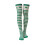 Chaussettes rayées montantes pour la Saint-Patrick, motif trèfle vert1 2