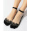 Women's Fishnet Floral Lace Transparent Socks 2