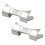 για 2 τεμάχια Premium Καμπυλωτό Άκρο 19mm / 20mm / 21mm / 5