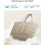Επεκτεινόμενη τσάντα Tote Puffer για γυναίκες, καπιτονέ τσάντα εργασίας 3 σε 1, τσάντα 4