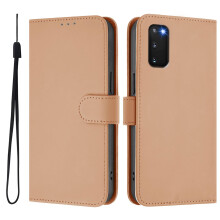 Wallet Case PU Leather Flip Cover with Card Holder, Kickstand and Strap for Samsung Galaxy S20 FE 5G