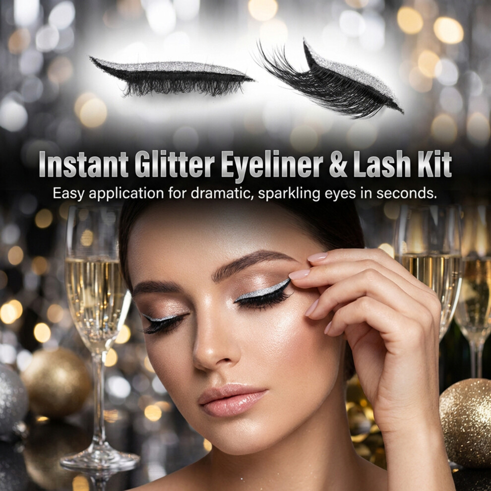 Dcph-Clothing Glueless False Lashes With Eyeshadow, 50 Char