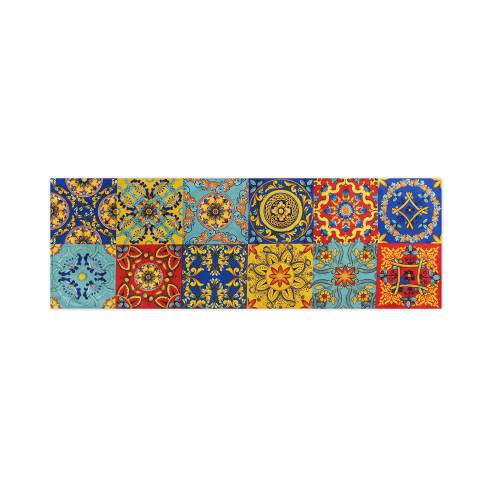 Excelsa Trinacria 100% Cotton Table Runner 140 x 45 cm 1