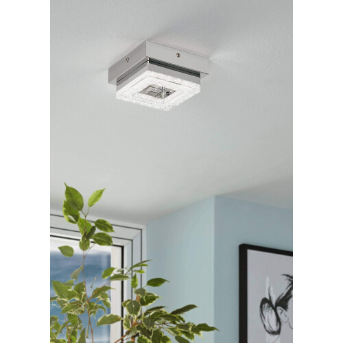 EGLO Eglo 95655 LED Chrome Wall/Ceiling Lamp FRADELO 1