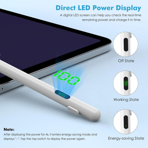 Penna stilo attiva compatibile con iPad, iPhone, Samsung e altri dispositivi iOS/Android. 2