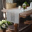 BAZIOE Linen Table Runner - Modern Grey Washable Table Decoration 35x183cm 2