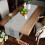 BAZIOE Linen Table Runner - Modern Grey Washable Table Decoration 35x183cm 3