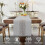BAZIOE Linen Table Runner - Modern Grey Washable Table Decoration 35x183cm 4