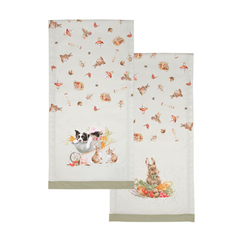 Wrendale Designs - Garden Friends' Animal Table Runner 2