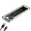 10X M.2 NGFF  Dual Protocol SSD Case Clear USB Type C 10Gbps PCI-E M2 SSD Transparent Enclosure Hard Disk Box 2
