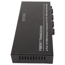 Switch Ethernet à fibre 8 ports 10/100M SFP avec LED, prise UE