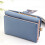 Women's Faux Leather Trifold Wallet Black 4