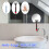 Fogless Shower Mirror with Razor Holder 10x 3
