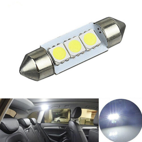 Λάμπα LED Ζεστό Λευκό T10LED Λάμπα Φώτα για Εσωτερικό Αυτοκινήτου, Φωτιστικό Πόρτας 1