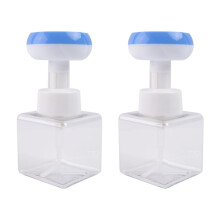 Foaming Hand Soap Foaming Soap Dispenser 2pcs 250ml Cute Cat Paws Flower Shape Foam Soap Pump Bottles Empty