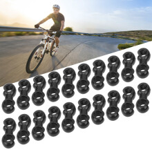 Bremskabelclip, Leitungsbefestigungsring, schwarz, für MTB, 20 Stück