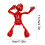 Wind-up Clockwork Dancing Toy Man 3 Pack 3