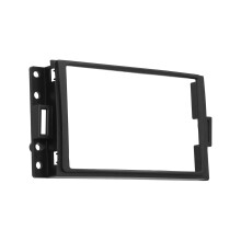 2‑DIN Autoradio-Armaturenbrettabdeckung für Chevy C6 Corvette 2005-2010 Schwarz