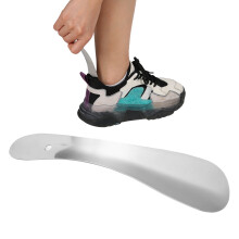 Durable Stainless Steel Shoe Horn 17.5cm Portable for Men & Women Travel Use
