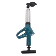 High Pressure Toilet Plunger Drain Unblocker with Interchangeable Heads, Green